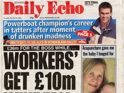 The Daily Echo 24th October 2007
